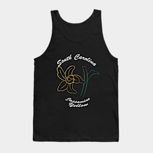 South Carolina - Jessamine Yellow Tank Top